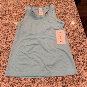 NWT Athleta Momentum Seamless Tank Aqua - XS